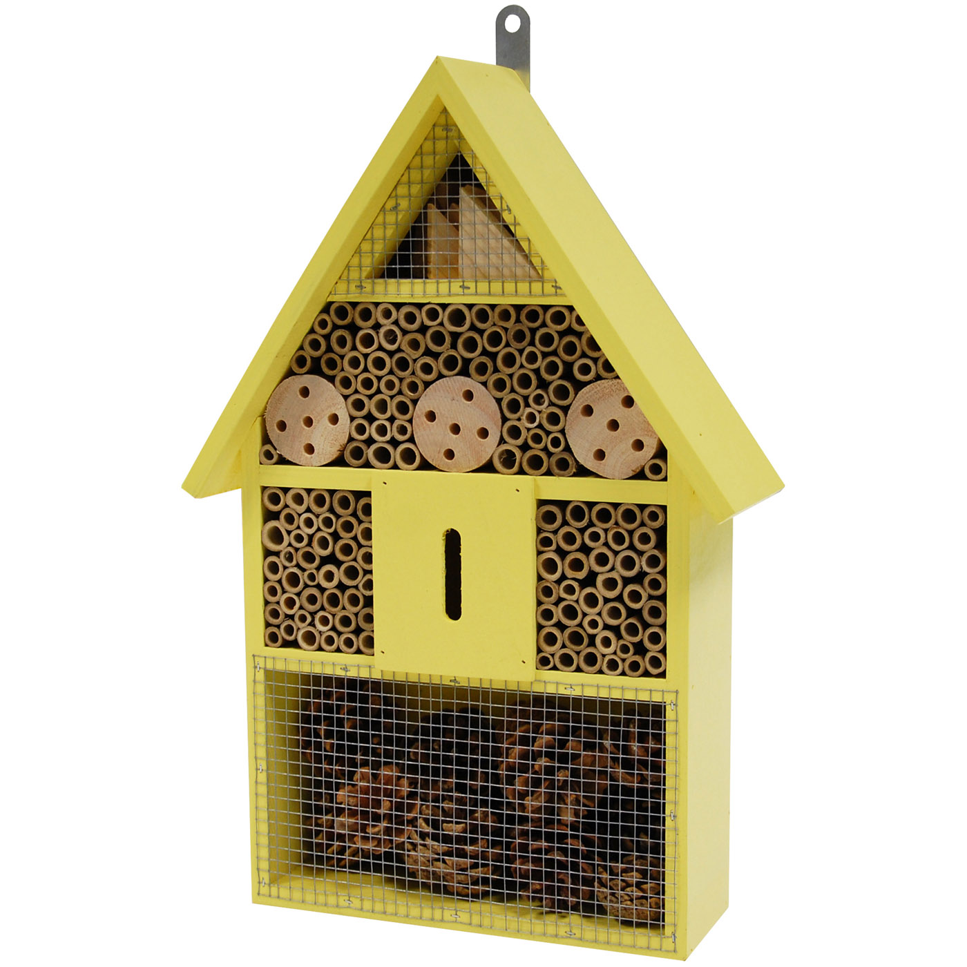 Houten Insect Hotel Lichtgeel