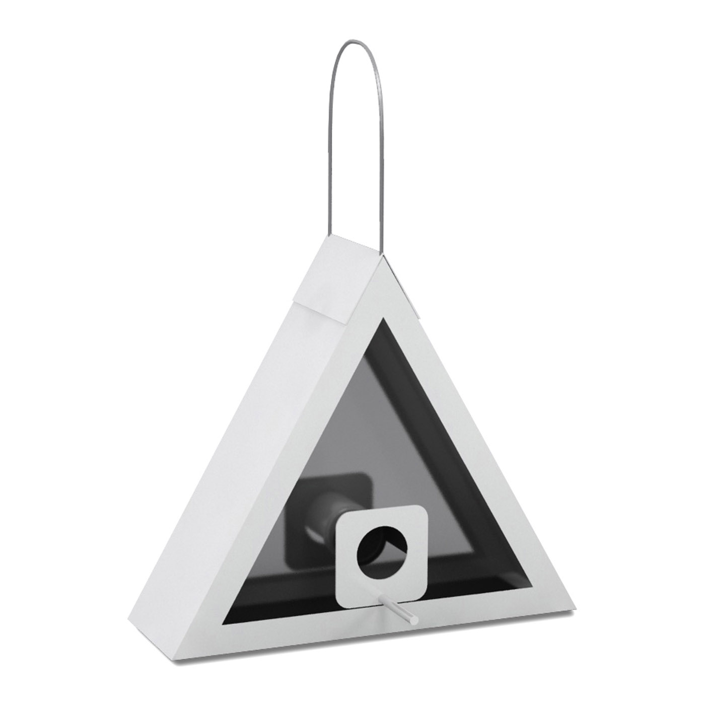 Voedersilo Triangel Wit