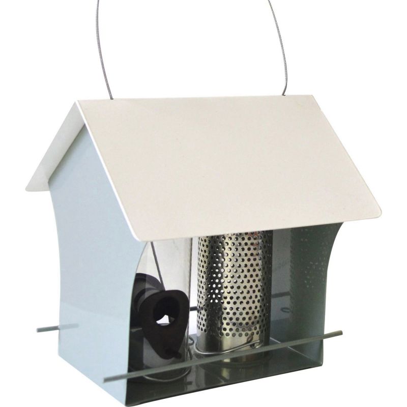Voedersilo Dubbel Metaal 22cm
